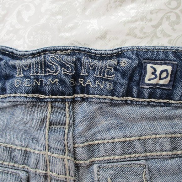 MISS ME Boot Cut Jeans Size 30 #112 - Picture 6 of 9